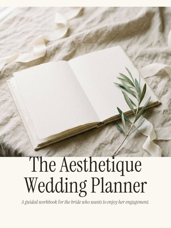 The Aesthetique Wedding Planner cover
